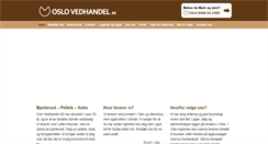 Desktop Screenshot of oslovedhandel.no