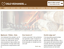Tablet Screenshot of oslovedhandel.no